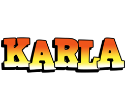 Karla sunset logo