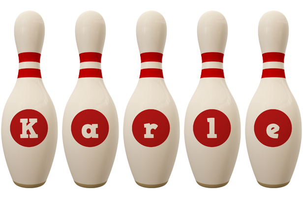 Karle bowling-pin logo
