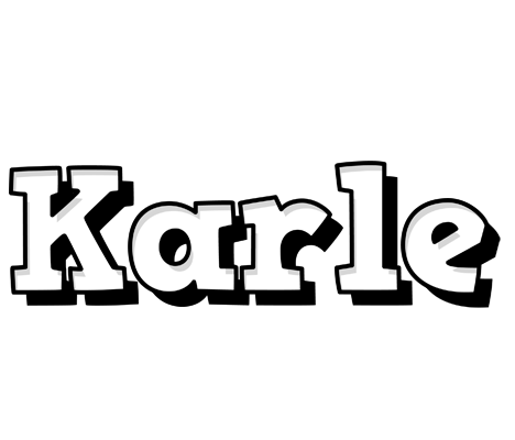 Karle snowing logo
