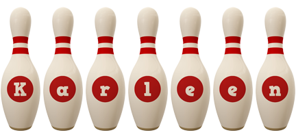 Karleen bowling-pin logo