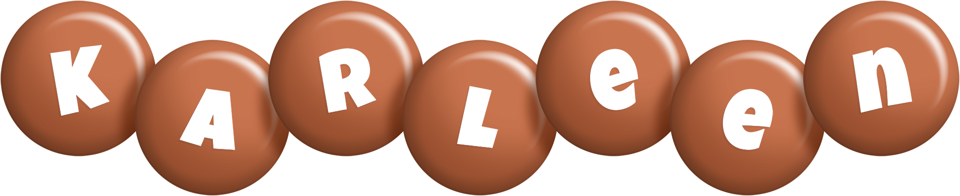 Karleen candy-brown logo