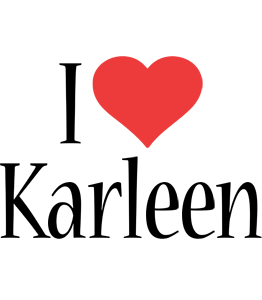 Karleen i-love logo