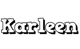 Karleen snowing logo