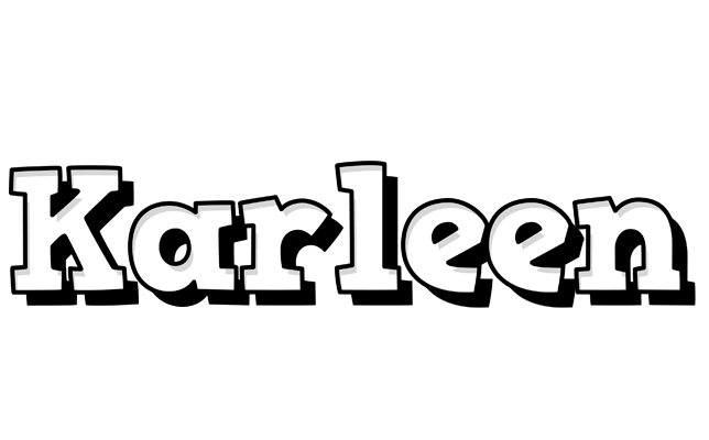 Karleen snowing logo