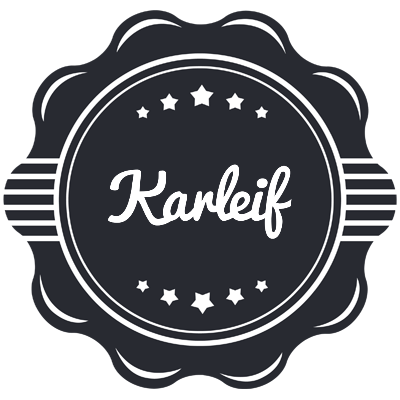 Karleif badge logo