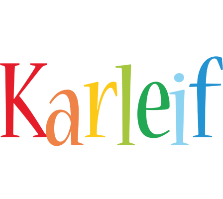 Karleif birthday logo