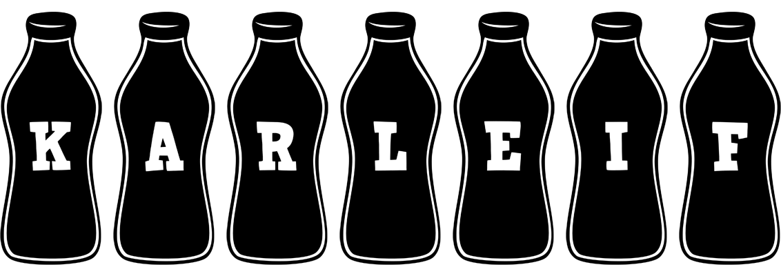 Karleif bottle logo