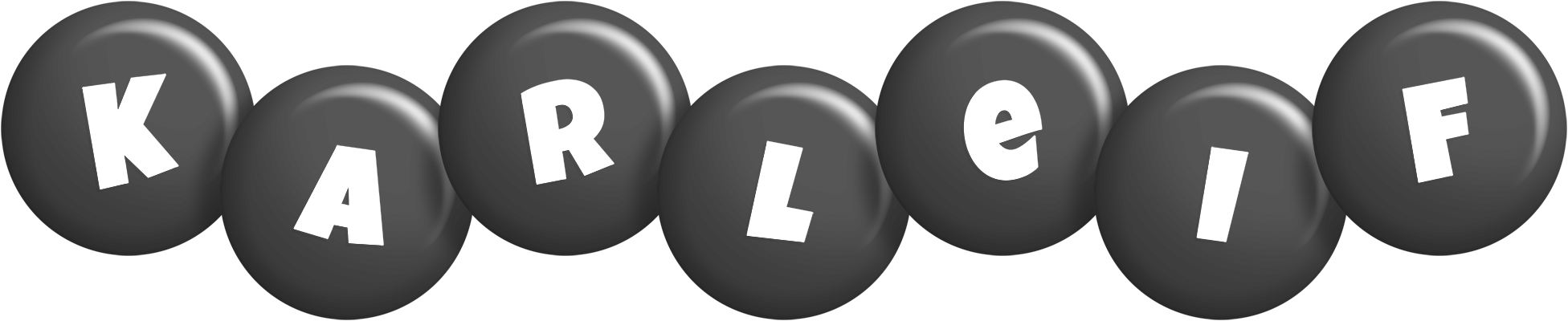 Karleif candy-black logo
