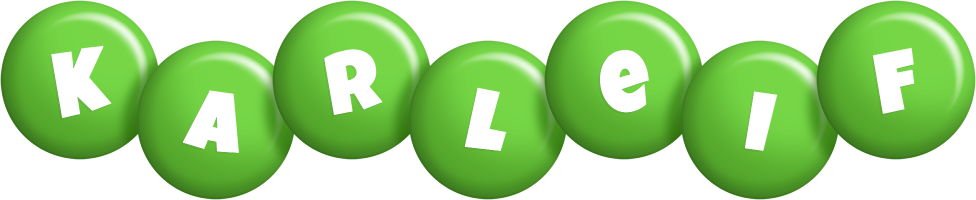 Karleif candy-green logo