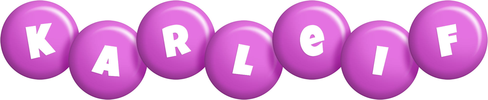 Karleif candy-purple logo