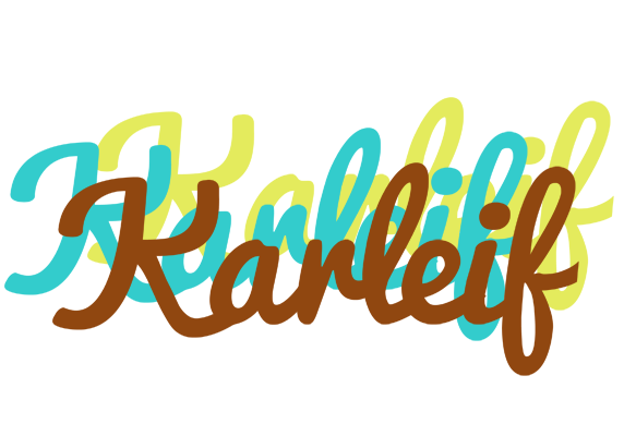 Karleif cupcake logo