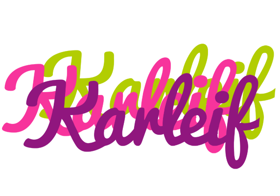 Karleif flowers logo