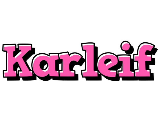 Karleif girlish logo