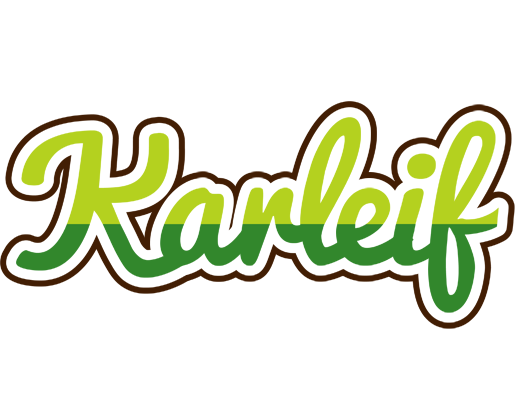 Karleif golfing logo
