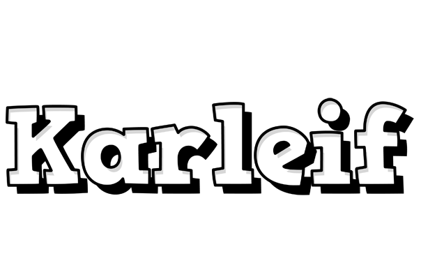 Karleif snowing logo