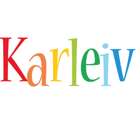 Karleiv birthday logo