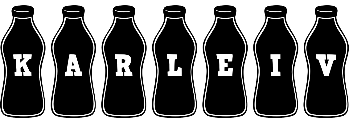 Karleiv bottle logo