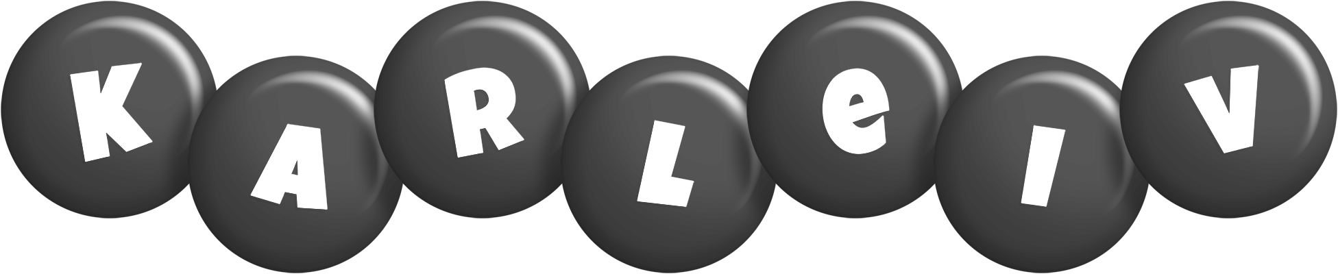 Karleiv candy-black logo