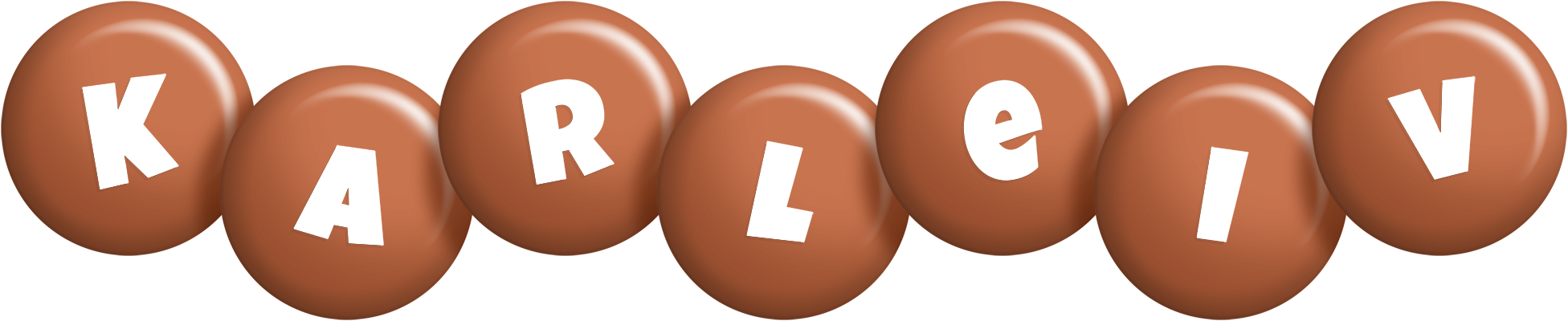 Karleiv candy-brown logo