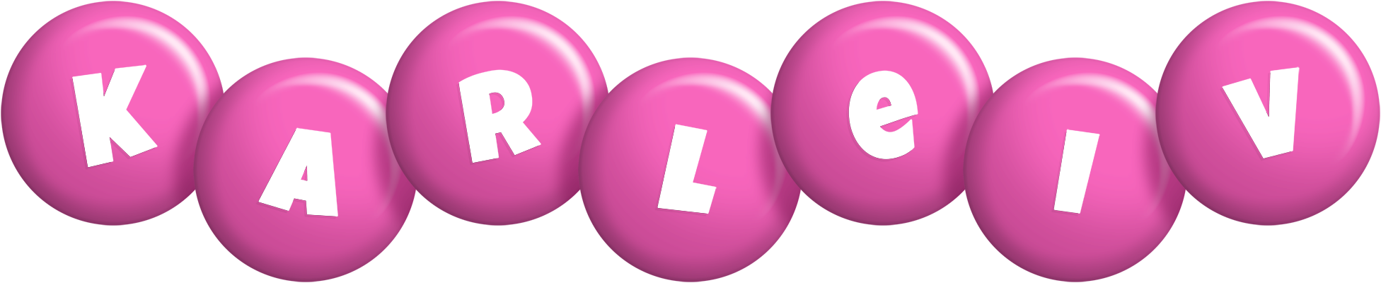 Karleiv candy-pink logo