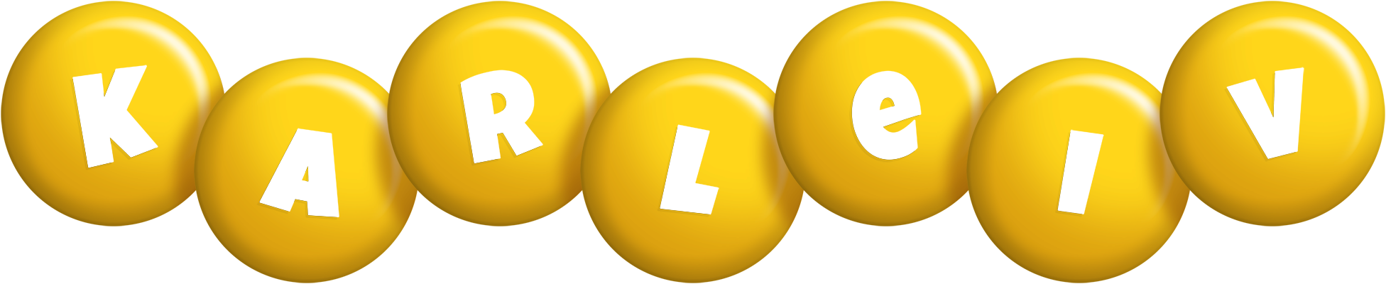 Karleiv candy-yellow logo
