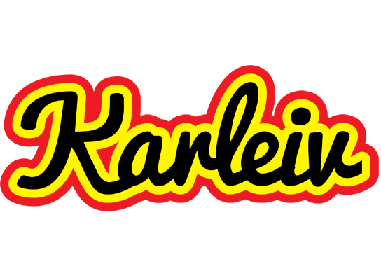 Karleiv flaming logo
