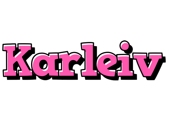 Karleiv girlish logo