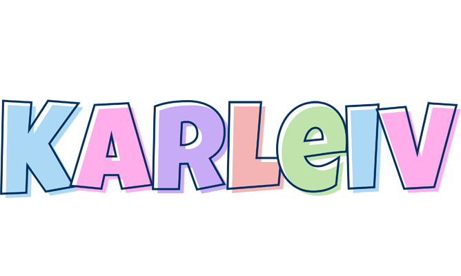 Karleiv pastel logo