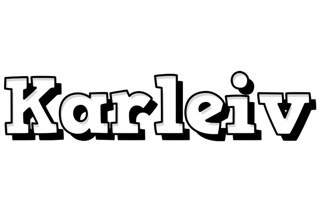 Karleiv snowing logo