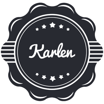 Karlen badge logo