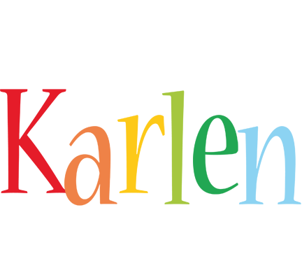 Karlen birthday logo
