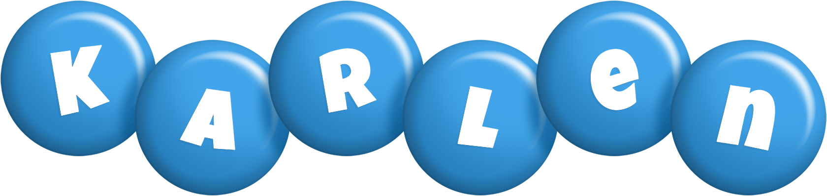 Karlen candy-blue logo