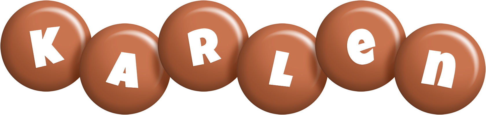 Karlen candy-brown logo