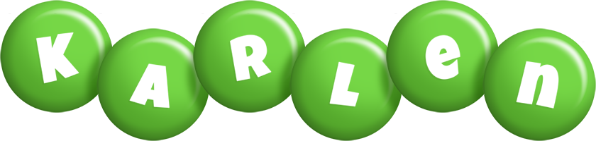 Karlen candy-green logo