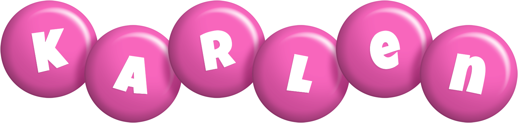 Karlen candy-pink logo