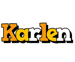 Karlen cartoon logo