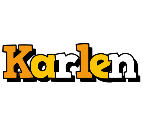 Karlen cartoon logo