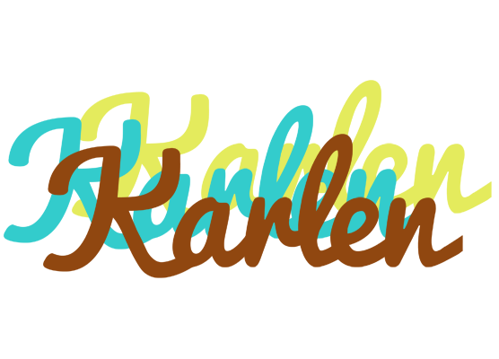 Karlen cupcake logo