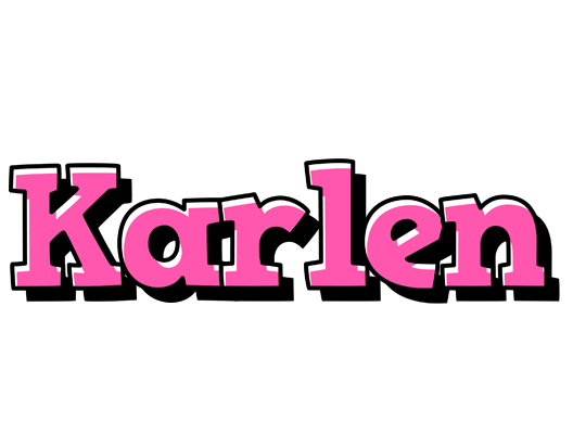 Karlen girlish logo