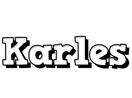 Karles snowing logo