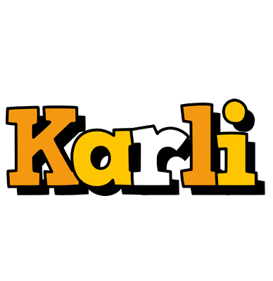 Karli cartoon logo
