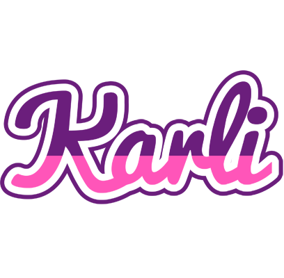 Karli cheerful logo