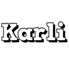 Karli snowing logo