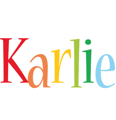 Karlie birthday logo