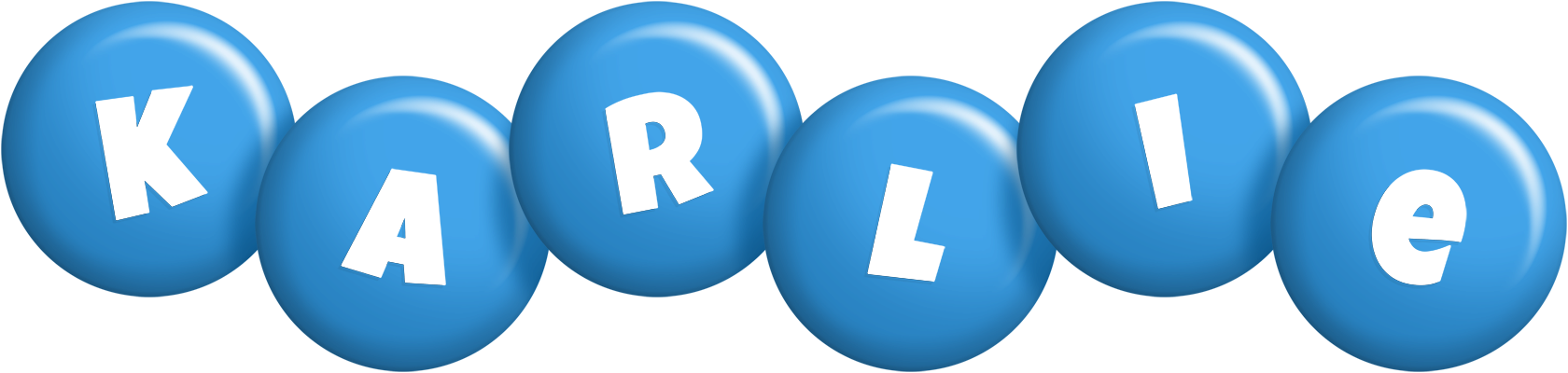 Karlie candy-blue logo