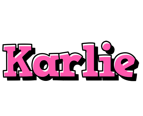 Karlie girlish logo