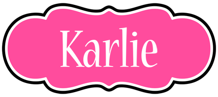 Karlie invitation logo