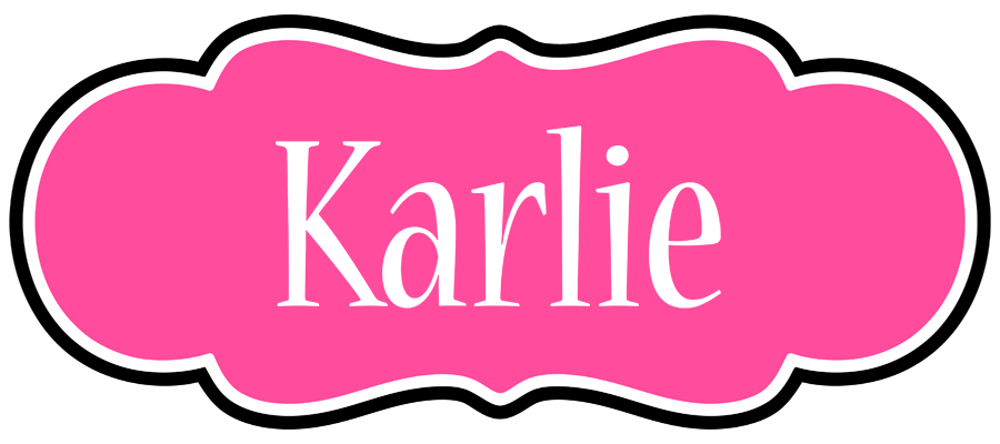 Karlie invitation logo