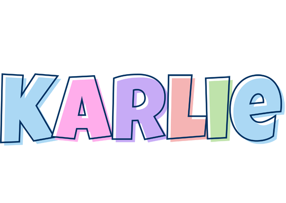Karlie pastel logo