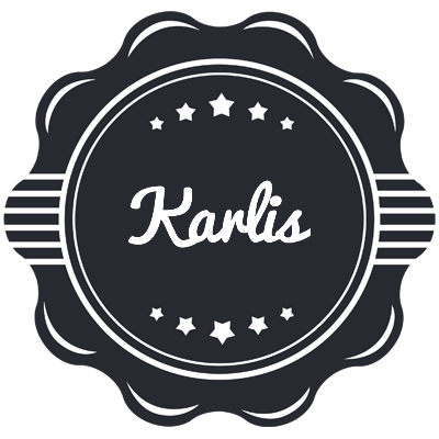 Karlis badge logo
